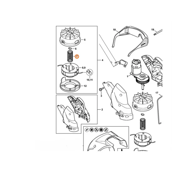 STIHL  Sprężyna 6235 997 2200